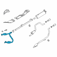 OEM 2019 Ram 1500 Classic Converter-Exhaust Diagram - 68139891AC