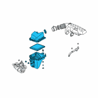 OEM Saturn Vue Cover Asm-Air Cleaner Housing Diagram - 22676965