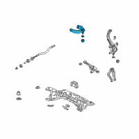 OEM 2001 Acura TL Arm, Right Front (Upper) Diagram - 51450-S84-A01