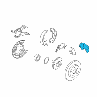 OEM Mercury Mariner Caliper Diagram - 6L8Z-2553-A