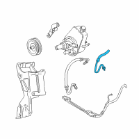 OEM 1999 Chevrolet Astro Hose-Power Steering And Brake Return (15.88 Mm Inside Diameter) Diagram - 15619569