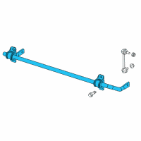 OEM Chrysler 200 Bar-Rear Suspension Diagram - 68161271AB