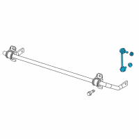 OEM Chrysler 200 Link-STABILIZER Bar Diagram - 68241055AE