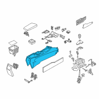 OEM Kia Console-Floor Diagram - 846114CAA0VA