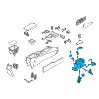 OEM 2016 Kia Optima Lever Assembly-Atm Diagram - 467002T500