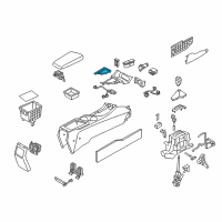 OEM 2014 Kia Optima Indicator Cover Assembly Diagram - 846522T010