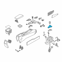 OEM 2014 Kia Optima Boot Assembly-Shift LEVE Diagram - 846402T100