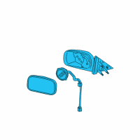 OEM 2009 Buick Lucerne Mirror Assembly Diagram - 20894957