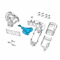 OEM 2022 Jeep Compass Shield-Exhaust Diagram - 68197575AA