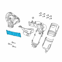 OEM 2018 Jeep Cherokee Gasket-Exhaust Manifold Diagram - 5047499AA