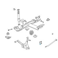 OEM 1998 Pontiac Firebird Seal, Steering Linkage Outer Tie Rod Diagram - 26049394