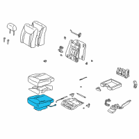 OEM 2003 Lexus LS430 Pad, Front Seat Cushion, RH(For Separate Type) Diagram - 71511-50140