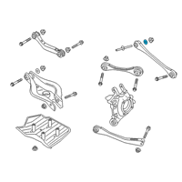 OEM 2022 Toyota GR Supra Track Bar Cam Diagram - 90118-WA327