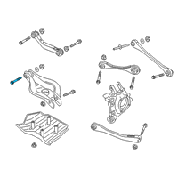 OEM 2022 Toyota GR Supra Lower Control Arm Bolt Diagram - 90118-WA798