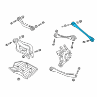 OEM 2021 Toyota GR Supra Track Bar Diagram - 48705-WAA01