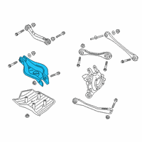 OEM Toyota GR Supra Lower Control Arm Diagram - 48730-WAA01