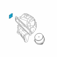 OEM 2016 Nissan Altima Air Intake Box Actuator Diagram - 27730-1PA0A