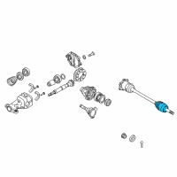 OEM Infiniti Boot Kit-Outer Dust, Repair Diagram - C9BDA-EG00A