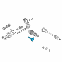 OEM 2010 Nissan Pathfinder Flange Assy-Side Diagram - 38220-EB31B