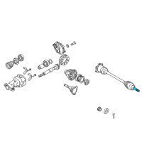 OEM 2010 Infiniti FX50 Joint Assy-Outer Diagram - 39211-1CA0A