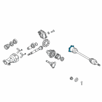 OEM Infiniti M45 Joint Assy-Inner Diagram - 39711-EG80A