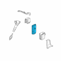 OEM Lexus Engine Control Computer Diagram - 89661-48E21