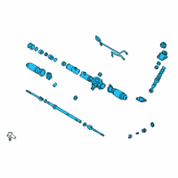 OEM 2000 Toyota Camry Gear Assembly Diagram - 44250-06081