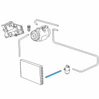 OEM 2000 BMW 750iL Condenser-Dryer Pressure Hose Assy Diagram - 64-53-8-378-480