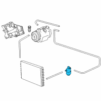 OEM 1995 BMW 740i Drying Container Diagram - 64-53-8-372-978