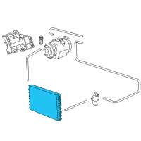 OEM 1997 BMW 750iL Condenser Diagram - 64-53-8-373-924