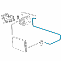 OEM BMW 750iL Dryer-Evaporator Pressure Hose Assy Diagram - 64-53-8-372-987