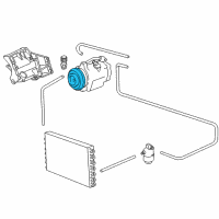 OEM 1995 BMW 750iL Magnetic Clutch Diagram - 64-52-8-391-574