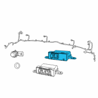 OEM 2019 Chrysler Pacifica Module-Parking Assist Diagram - 68193772AJ