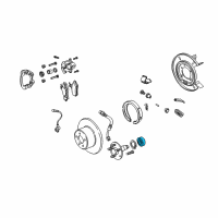 OEM 2006 Pontiac GTO Wheel Bearing Diagram - 92077119