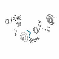 OEM 2006 Pontiac GTO Hose, Rear Brake Intermediate Diagram - 92057158