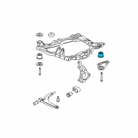 OEM Chevrolet Malibu Insulator, Drivetrain & Front Suspension Frame Rear Diagram - 15231117
