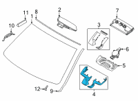 OEM 2022 BMW M440i xDrive MIRROR BASE COVER SET Diagram - 51-16-9-108-981