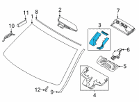 OEM 2022 BMW M440i xDrive MIRROR BASE COVER SET Diagram - 51-16-9-108-974