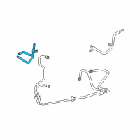 OEM Lincoln Cooler Pipe Diagram - 6E5Z-7A031-A