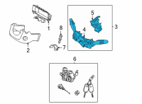 OEM Kia Sorento Switch Assembly-MULTIFUN Diagram - 934C2P4050