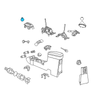 OEM Chrysler PT Cruiser Knob-GEARSHIFT Diagram - 1BX39BDAAA
