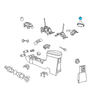 OEM 2007 Chrysler PT Cruiser Knob-GEARSHIFT Diagram - 1BX46XZ2AA