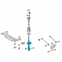 OEM 2012 Toyota Camry Strut Diagram - 48540-09552