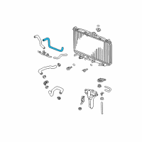 OEM Acura TSX HOSE (515MM) (ATF) Diagram - 25211-RBA-305