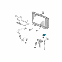 OEM Acura Bracket, Radiator Mount Diagram - 74171-SEA-900