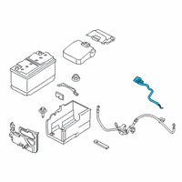 OEM Ford Negative Cable Diagram - KV6Z-10C679-C