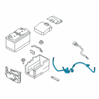 OEM Ford Transit Connect Positive Cable Diagram - KV6Z-14300-P