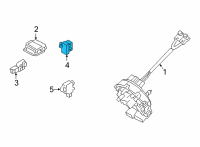 OEM 2018 Hyundai Accent Sensor Assembly-A Type Crash Diagram - 95920-F6000