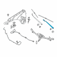 OEM 2021 BMW X7 Wiper Arm, Driver'S Side Diagram - 61-61-9-479-244