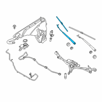 OEM 2021 BMW X7 Wiper Arm, Passenger'S Side Diagram - 61-61-9-479-245